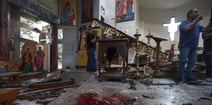 Ataque terrorista en la iglesia cristiana en Siria