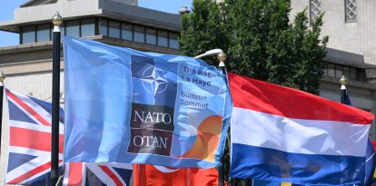 Las banderas de los países miembros de la OTAN