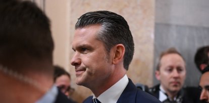 Hegseth en Capitol Hill/ Alex Wroblewski