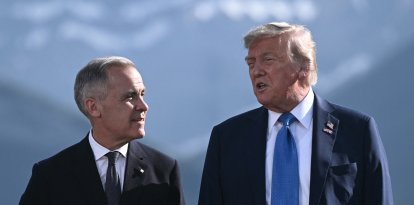 Trump y Carney en el G7/ Brendan Smialowski