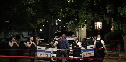 La policía de Chicago investiga un crimen (Imagen de archivo)