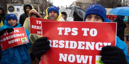 Marcha para defender el TPS en ciudad de EEUU (Archivo)