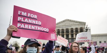 Protesta a favor de Planned Parenthood/ Drew Angerer