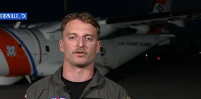Scott Ruskan, héroe en los rescates por las inundaciones de Texas, durante una entrevista con ABC News