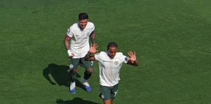 João Pedro tras anotar su doblete contra el 'Flu'