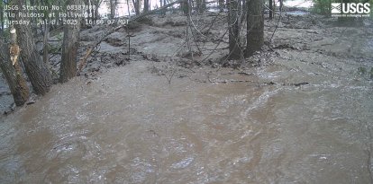 Imagen de las inundaciones en Ruidoso (Nuevo México)