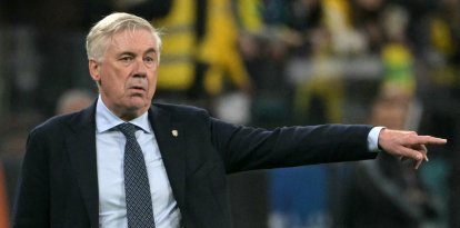 Carlo Ancelotti, durante un partido de Brasil