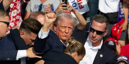 Trump en Butler, Pensilvania/  Rebecca Droke