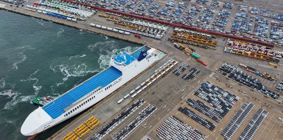 El puerto de Yantai, en la provincia oriental china de Shandong
