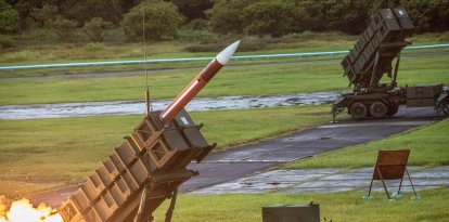This handout picture taken on July 15, 2020 and released by Taiwan's Defence Ministry shows a US-made Patriot III missile being launched during the annual "Han Kuang" (Han Glory) military drill from an unlocated place in Taiwan. (Photo by Handout / TAIWAN DEFENCE MINISTRY / AFP) / RESTRICTED TO EDITORIAL USE - MANDATORY CREDIT "AFP PHOTO / TAIWAN DEFENCE MINISTRY" - NO MARKETING - NO ADVERTISING CAMPAIGNS - DISTRIBUTED AS A SERVICE TO CLIENTS