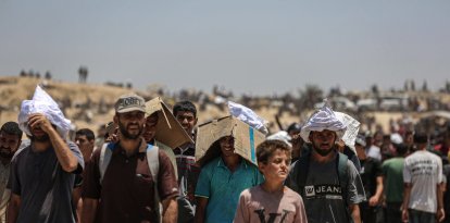 Palestinians in Gaza