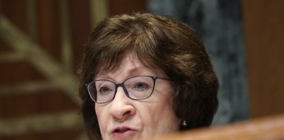 Susan Collins en el Senado/ Alex Wroblewski