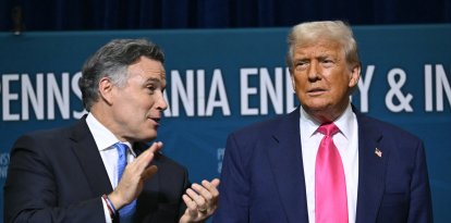 Donald Trump y el senador McCormick/ Andrew Caballero- Reynolds