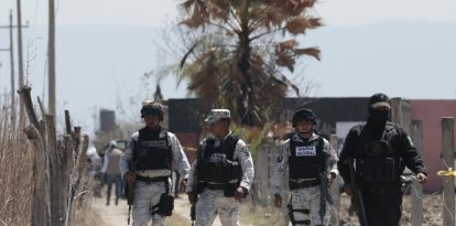 Agentes de la Guardia Nacional de México, en una operación