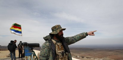 A druze fighter in Syria