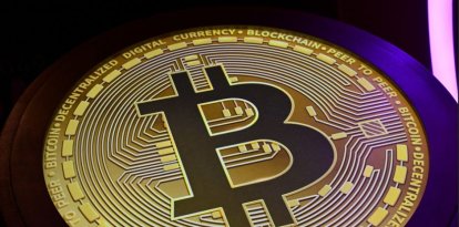 El logotipo de Bitcoin