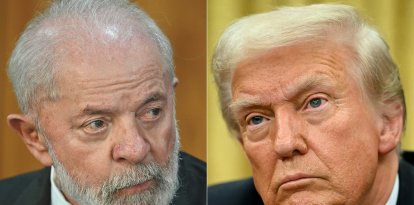 Los presidentes de EEUU y Brasil en un collage de imágenes