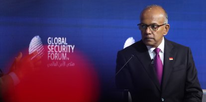 El ministro de Interior de Singapur, K. Shanmugam