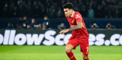 Luis Díaz, durante un partido con el Liverpool