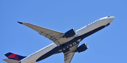 July 8, 2025, Fiumicino, Lazio: Airbus A330-900 Delta Airlines .Aircraft to Fiumicino airport. Fiumicino (Italy), 08th July, 2025 Photographer01 (Credit Image: © Fotografo01/LiveMedia-IPA/ZUMA Press Wire)