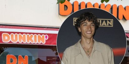 Local de Dunkin'. El actor Gavin Casalegno
