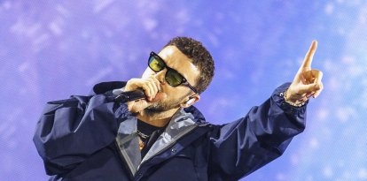 Justin Timberlake cantando en el festival de Lollapalooza en Berlín