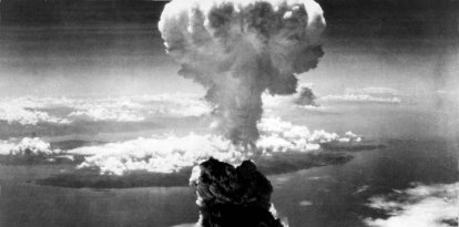 Bomba nuclear lanzada en Nagasaki (Japón) el 9 de agosto de 1945