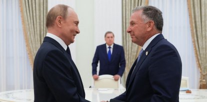 Putin y Wikoff se saludan antes de reunirse
