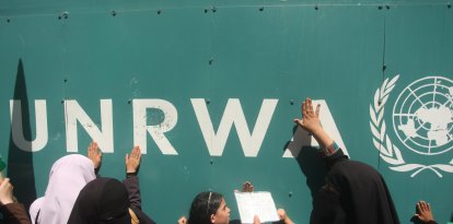 Sede de la UNRWA en Gaza