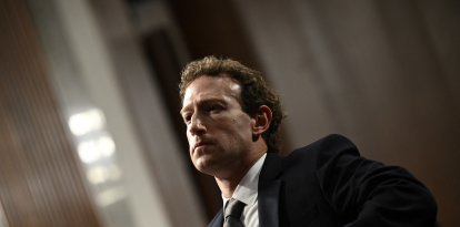 Zuckerberg en Capitol Hill/ Brendan Smialowski