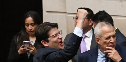 Miguel Uribe Turbay reacciona ante una votación del Senado en Colombia (Archivo)