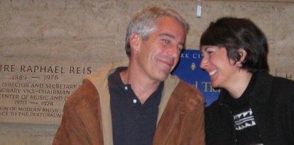 Ghislaine Maxwell with Jeffrey Epstein
