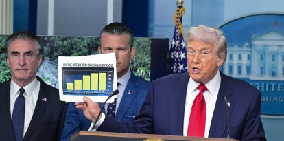 Comparecencia de prensa de Donald Trump en la Casa Blanca el 11 de agosto