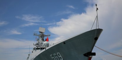 Un buque de guerra chino (Archivo)