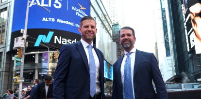 Eric y Donald Trump Jr. en Nueva York/ Timothy A. Clary