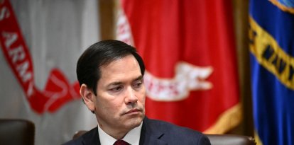 US Secretary of State Marco Rubio participates in a cabinet meeting in the Cabinet Room of the White House in Washington, DC, on August 26, 2025. (Photo by Mandel NGAN / AFP)