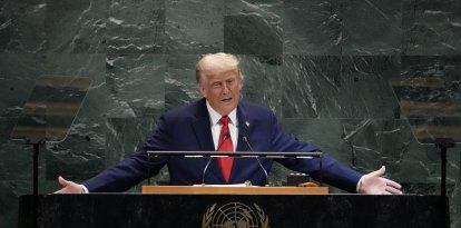 Trump habla en la Asamblea de la ONU en NY.
