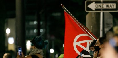 Antifa 
(Photo by John Rudoff/Sipa USA) *** Local Caption *** 33878978