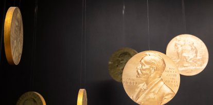 (ARCHIVO) Medallas oficiales del Premio Nobel