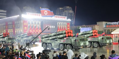 Desfile por el 80º aniversario del Partido de los Trabajadores de Corea del Norte