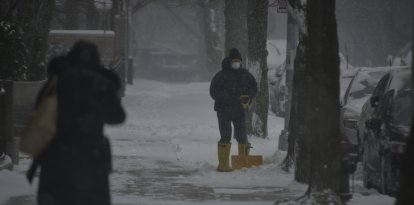 Imagen referencial de la tormenta invernal