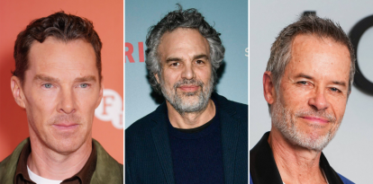 Imágenes de los actores Mark Ruffalo, Benedict Cumberbatch y Guy Pearce en eventos públicos