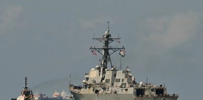 The USS Gravely, a US Navy warship