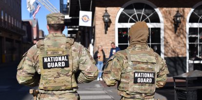 Agentes de la Guardia Nacional/ Octavio Jones