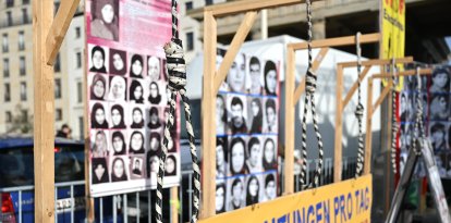 Protestas contra las ejecuciones en Irán (Archivo)