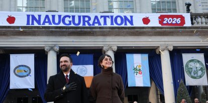 Mamdani durante su inauguración como alcalde/ Timothy A. Clary