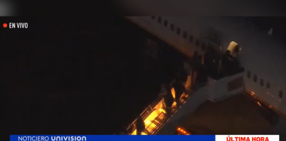 Una imagen de la llegada de Nicolás Maduro a Nueva York