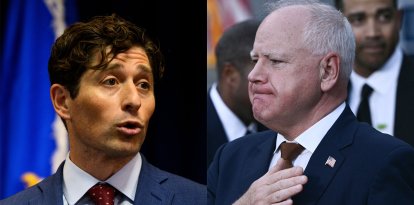 Jacob Frey y Tim Walz/ Stephen Maturen, Brendan Smialowski