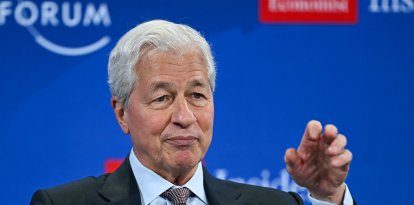 Jamie Dimon en el Foro Económico Mundial/ Fabrice Coffrini