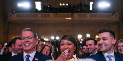 Bessent junto a Nicky Minaj en Washington DC/ Brendan Smialowski